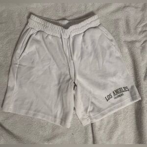 White Sweatshorts